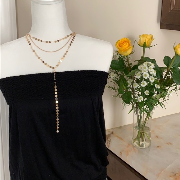 NECKLACE - MULTI LAYER GOLD - SHIMMERING & SEXY - Picture 6 of 8